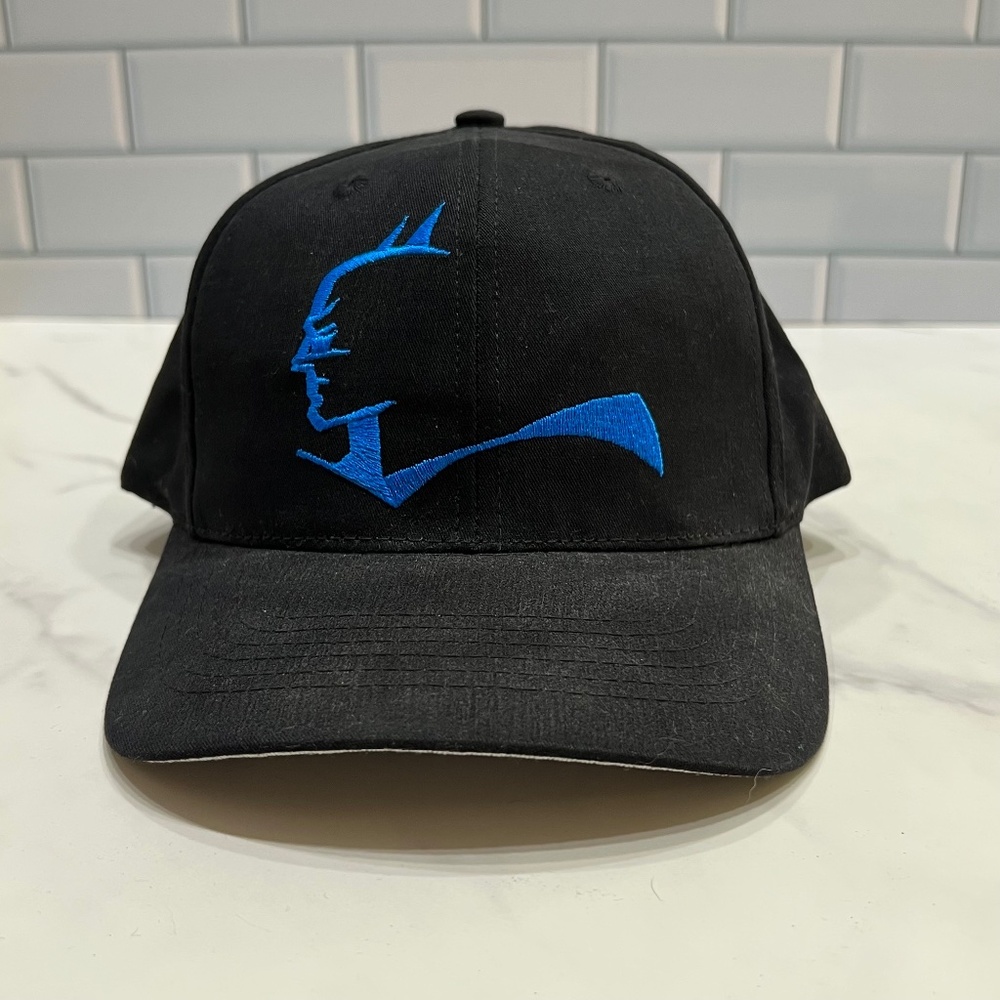 Vintage 90s Batman Forever The Riddler Film Crew Hat Production Cap Movie Promo